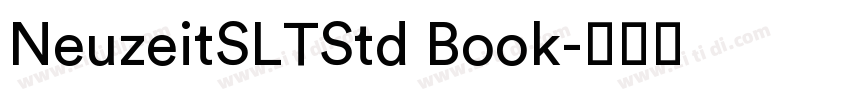NeuzeitSLTStd Book字体转换
